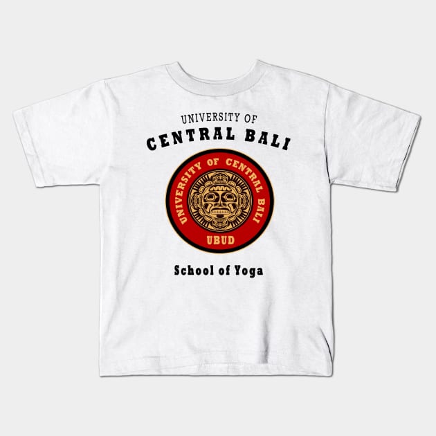 Bali University Alumni Souvenir Ubud Kids T-Shirt by Closeddoor